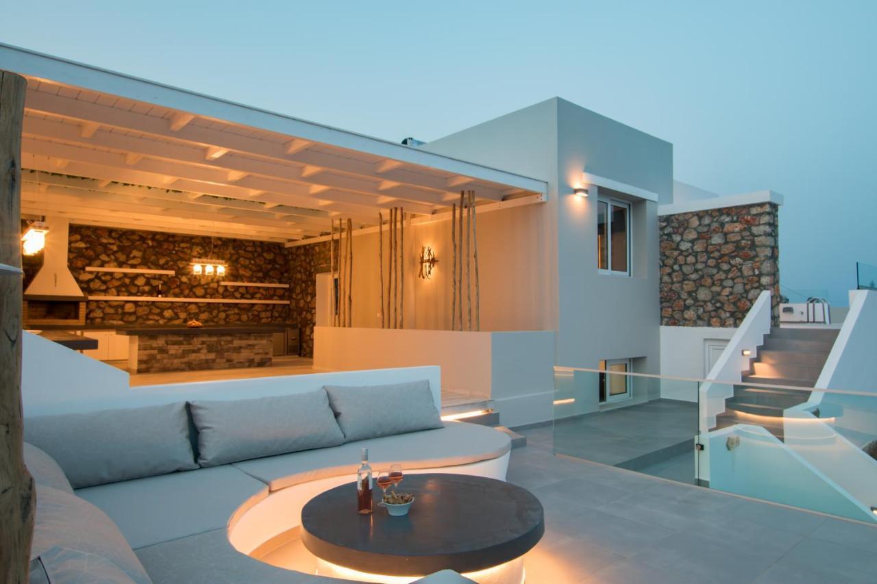 Theros Luxury Villas Damatria エクステリア 写真